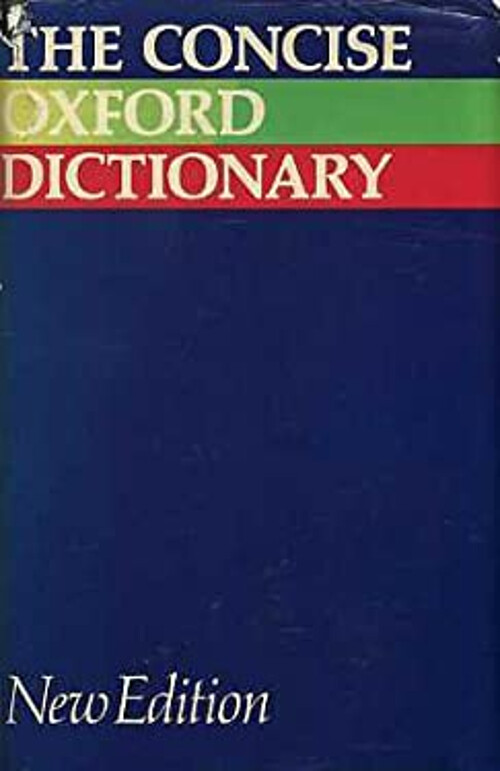 Compact Hardcover Edition of The Concise Oxford Dictionary