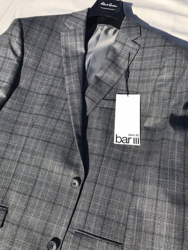 $425 NEW BarIII Mens Sportcoat 42R Slim Fit