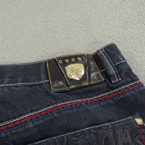 Pantaloncini Coogi uomo 40 larghi Y2K ricamati larghi pesanti skater grunge VINTAGE - Foto 5 di 13