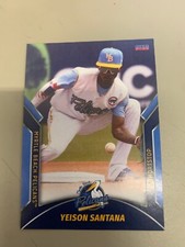2022 Yeison Santana Card Myrtle Beach Pelicans Team Card