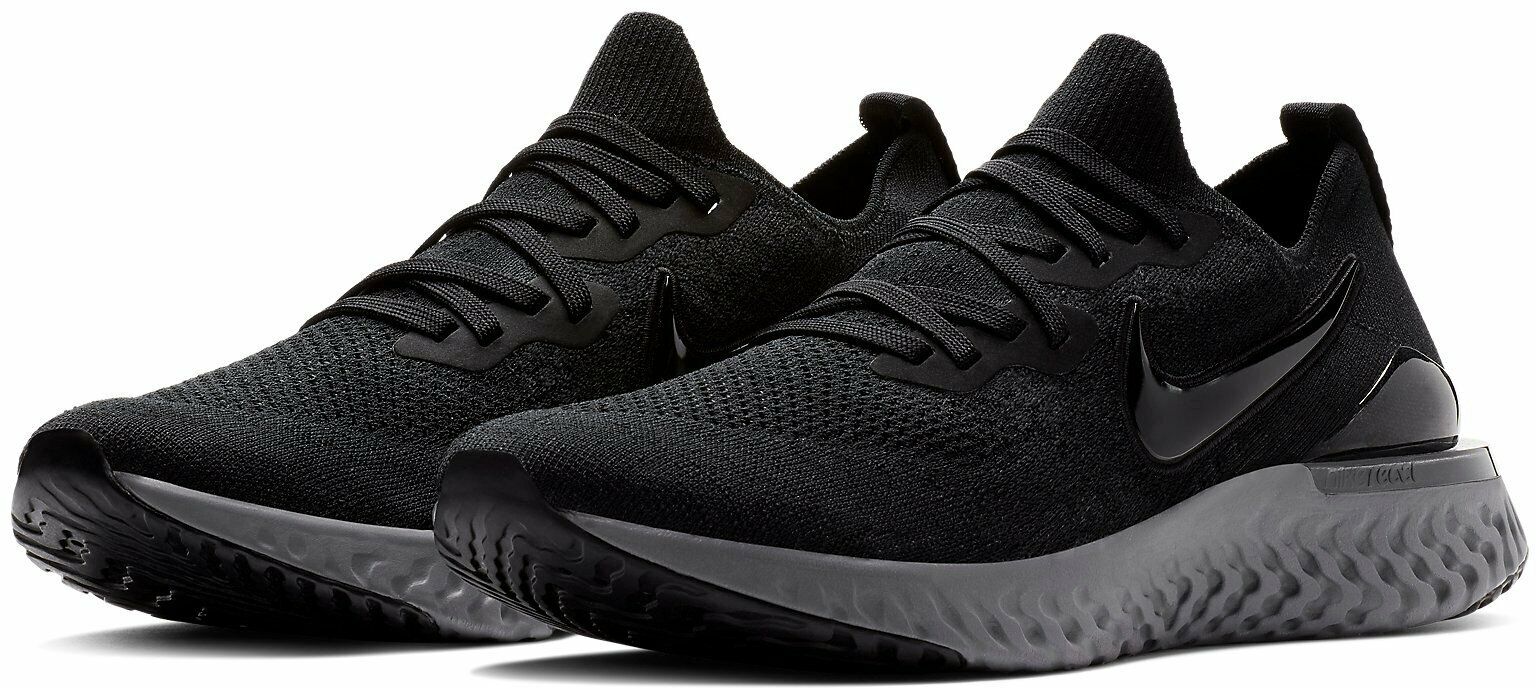 Listo curva ambulancia Men&#039;s Nike Epic React Flyknit 2 Running Shoes Black Anthracite  [BQ8928-001] $150 | eBay
