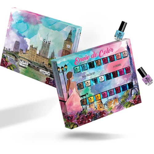 24 x NAIL POLISH VARNISH SET А 24 DIFFERENT MODERN COLOURS THE BEST GIFT UK - Picture 5 of 5
