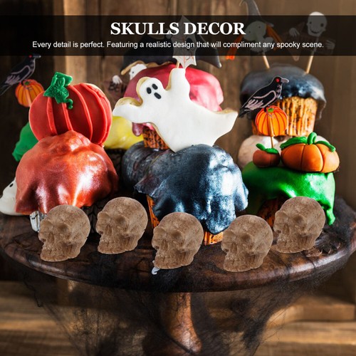 20 piezas Premium Calavera Mesa Decoración Halloween Calavera Adorno Calaveras Decoración Fiesta - Imagen 11 de 12