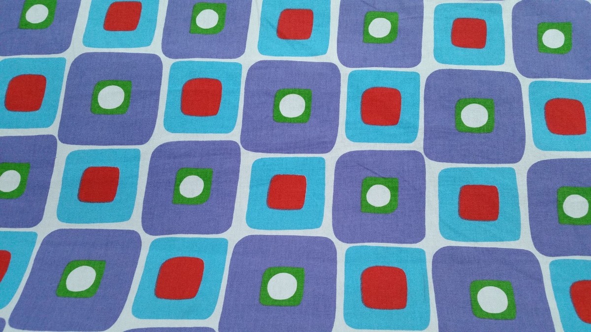 ZE fabric bright multicolor geometric modern fabric 59