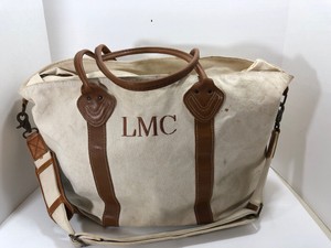 ll bean leather handle tote