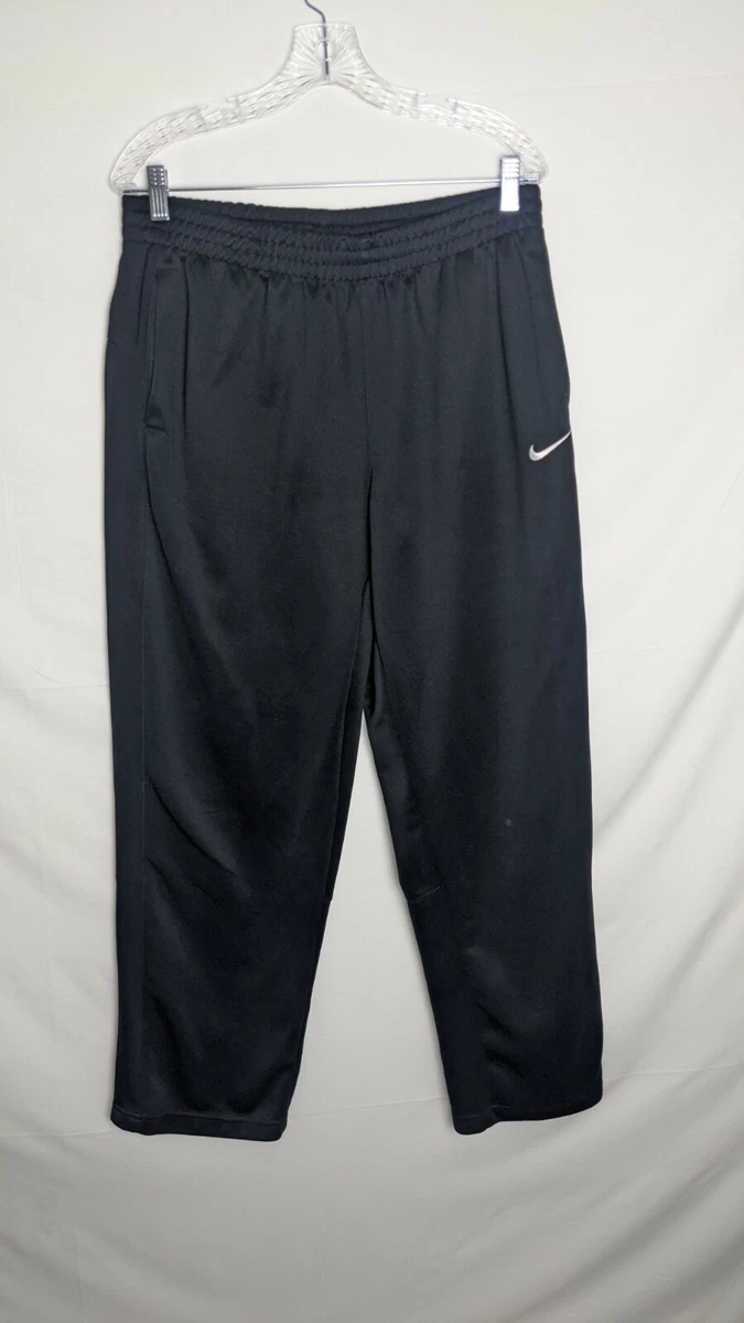 NIKE The Athletic Dept Sweatpants Mens Large Black Straight Leg Little  swoosh