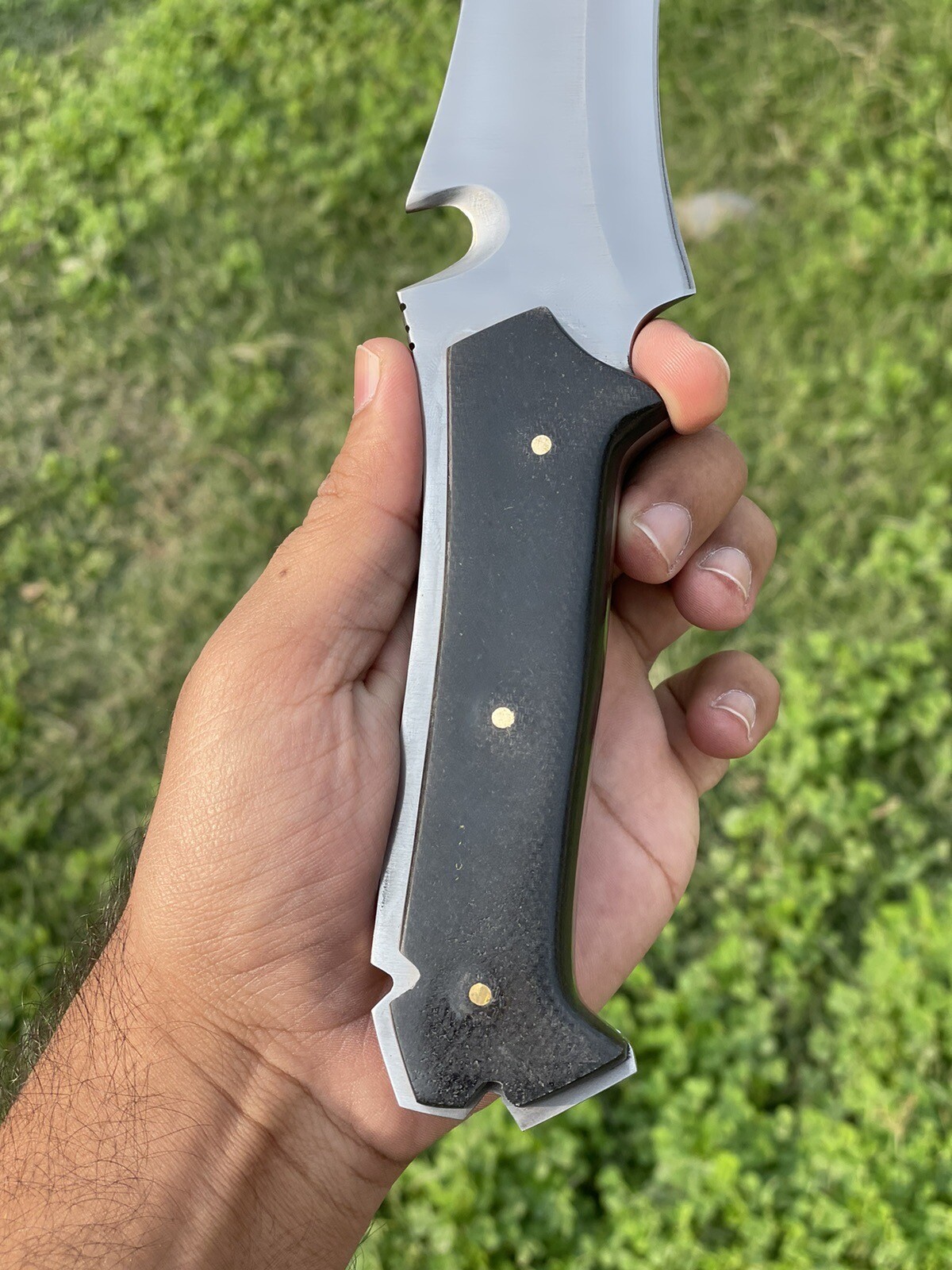 Handmade Leaf Spring Steel RE4 Krauser's Knife,Bowie knife,Tactical Knife 2