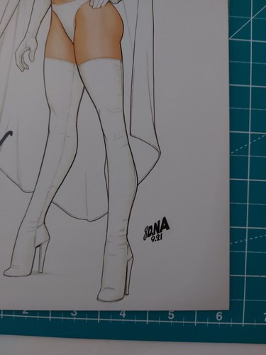 INFERNO #2 DAVID NAKAYAMA Trade Dress Variant Emma Frost Signed DNA W/ COA - Picture 3 of 10