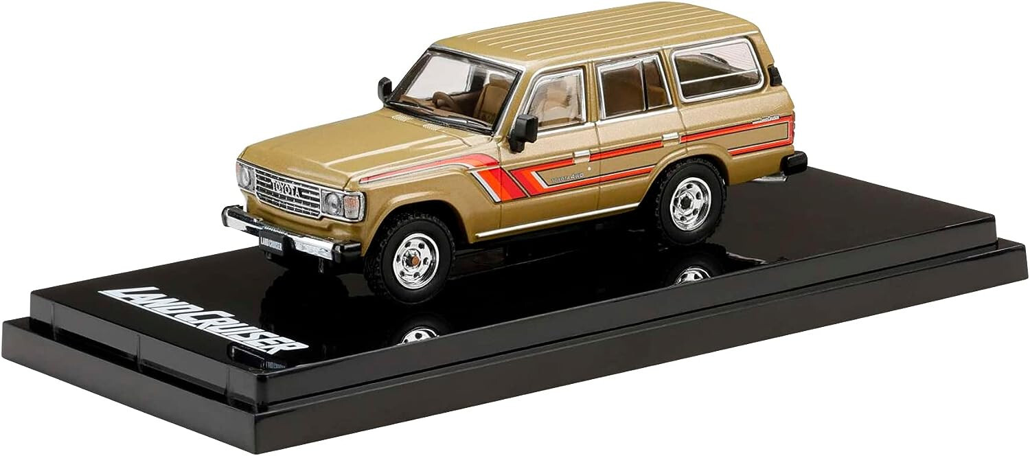 HJ64 1/64 TOYOTA LAND CRUISER 60 GX 1984 Бежевый металлик HJ643039DBGM