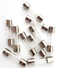 Lot of 10 Bussmann GMA1.6 250 Volt 1.6 Amp 5 x 20 mm Fast Acting Glass Fuses
