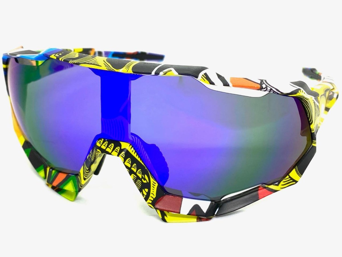 Occhiali Da Sole Sportivi Retrò Anni '90 Oversize Con Lenti A