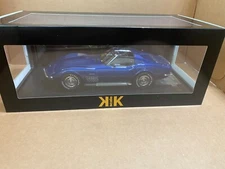 KK SCALE MODELS 1/18 - CHEVROLET CORVETTE C3 STINGRAY - 1972 BLUE METALLIC