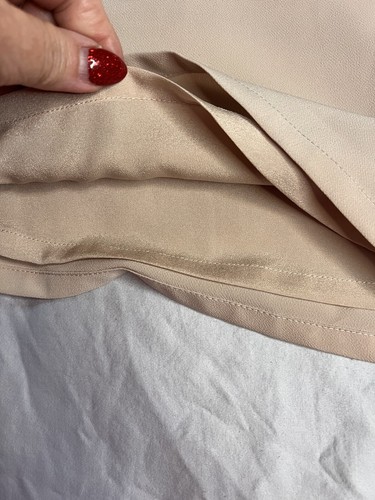 Luxology Womens Dress Size 10 Stretchy Estilo Sleeveless Cream N Black Back Zips - Picture 3 of 17