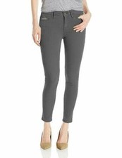 with tags Calvin Klein Womens Ankle Skinny Denim Pants Gray Prinstripe Size