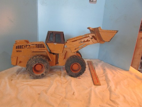 VINTAGE ERTL CASE W30 WHEEL FRONT LOADER DIECAST CONSTRUCTION Restore or Parts- - Picture 8 of 9
