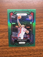 2023-24 Prizm Adama Sanogo GREEN ROOKIE SP #286 QUANTITY Panini Chicago Bulls RC