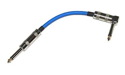CANARE GS-6 Patchkabel 15cm L-S Typ Blau Telefon Connect Effektoren  PA-132 NEU