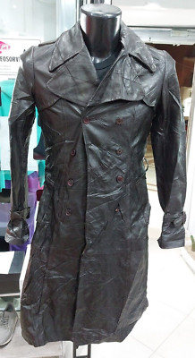 Used Conbipel Leather Jacket Women Woman Black Size 44 PGC219PI