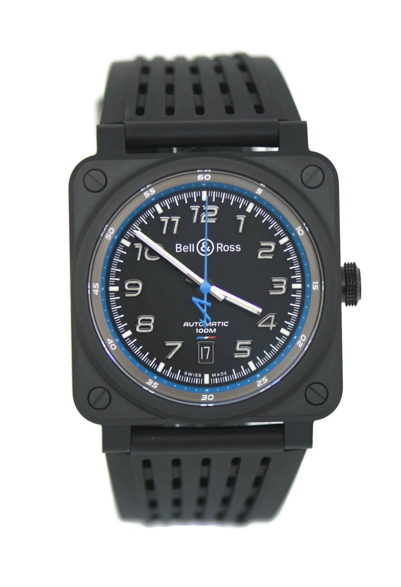 Bell Ross Aviation Alpine Black Ceramic Watch BR0392 A522 eBay