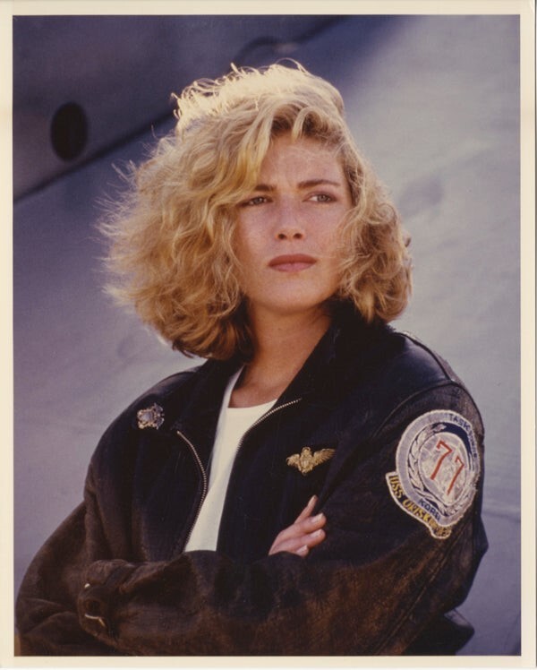 Kelly McGillis Top Gun Sexy Fighter Jet Flight Instructor Jacket