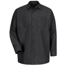 Red Kap SP14 Mens Industrial Long Sleeve Work Shirt