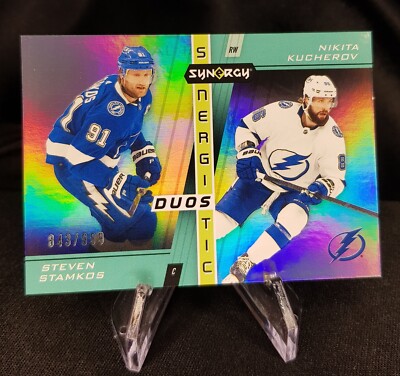 2021-22 UD Synergy - Stamkos Kucherov - Synergistic Duos Stars - Lightning /999