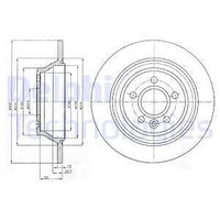 2X Delphi BG4238C Bremsscheibe FüR Volvo