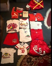 Vtg STL Cardinals Miscellaneous Memorabilia Lot MLB Baseball Jackets T-shirt Cup