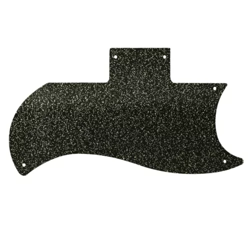 Pickguard For Gibson 1971-2018 Or 1961 RI Half Face SG black sparkle 