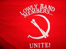 Vtg Screen Stars Lowly Band Members Unite Made in USA T Shirt Fits Adult M Nice