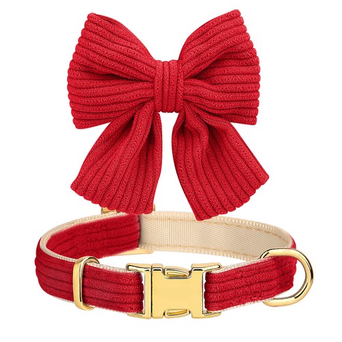 3pcs Cute Bow Tie Dog Collar & Harness & Leash Soft Mesh Walking Vest Adjustable - Picture 52 of 60