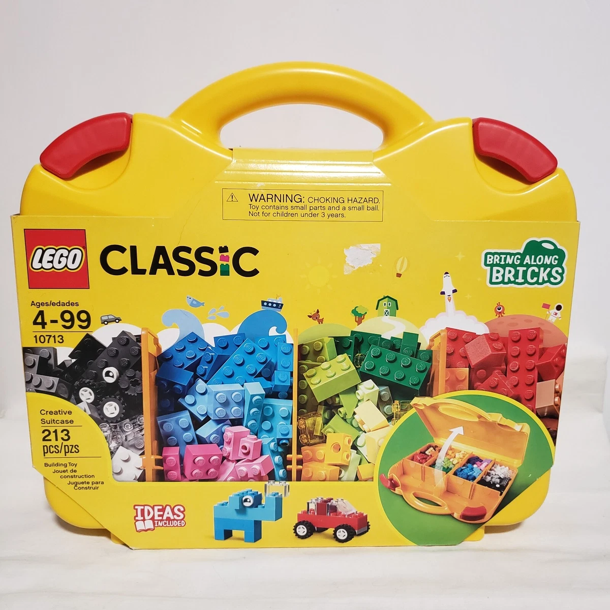 Landbrug gentage energi New LEGO Classic Creative Suitcase Bring Along Bricks 10713 213 Pcs Var  Colors 673419282895 | eBay