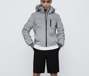 reflective silver coat