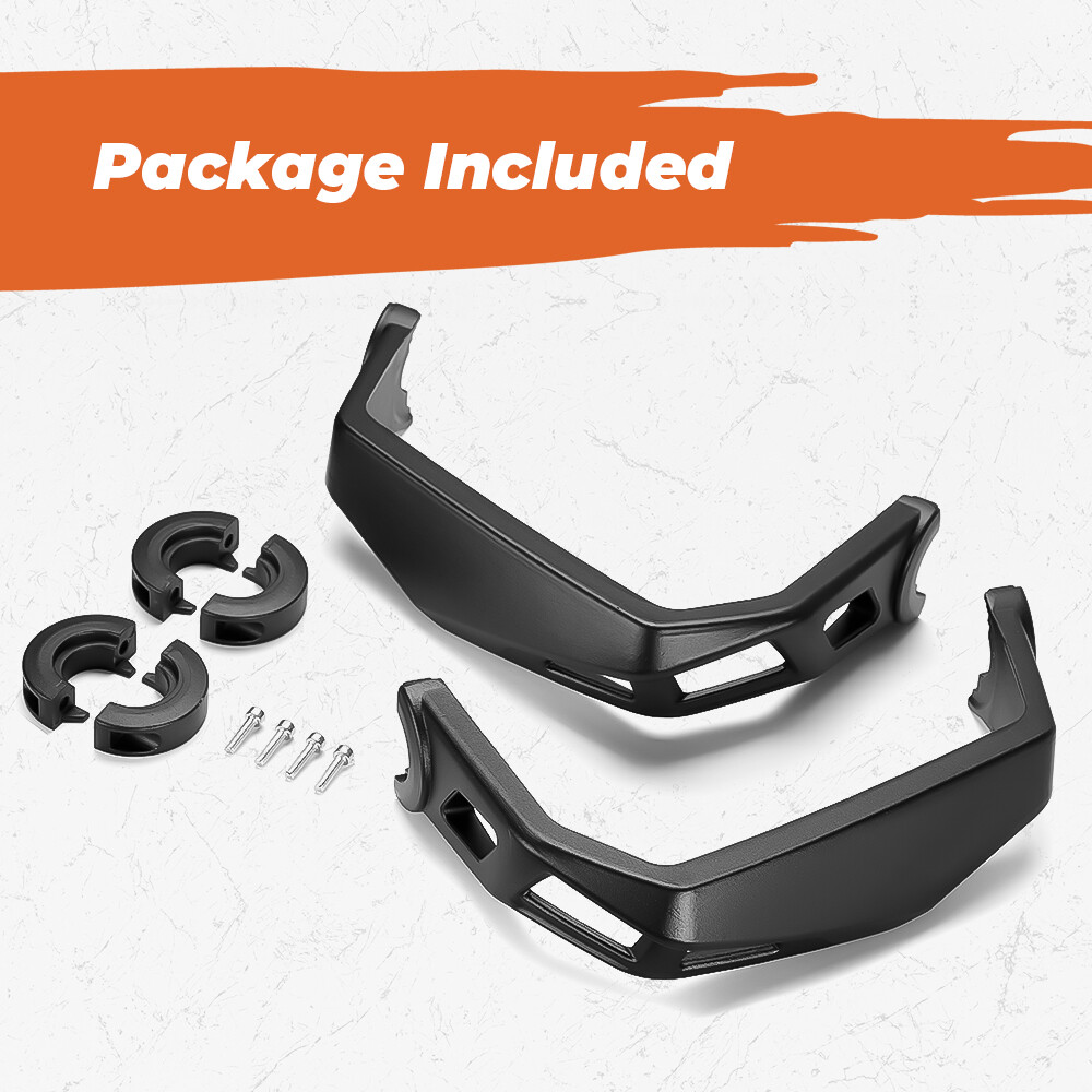 KEMIMOTO 2 PCS UTV Aluminium Handguards Kit for Can Am Ryker 600 900