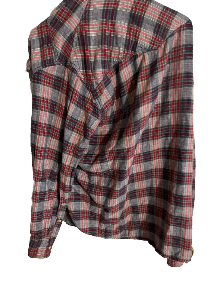 Northwest Territory Pearl Snap Flannel Shacket 2XLT - Image 2 of 2