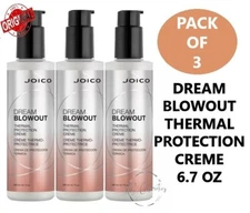3 x Joico Dream Blowout Thermal Protection Creme - 6.7 oz PACK OF 3 -NEW