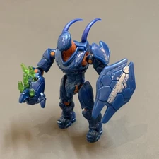 New 3.5'' Mega Bloks CONSTRUX HALO BLUE HUNTER Bloks figure Warthog Run GFT55