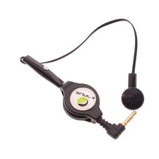 For Galaxy A32 5G - Retractable Mono Earphone Headphone 3.5mm w Mic Headset