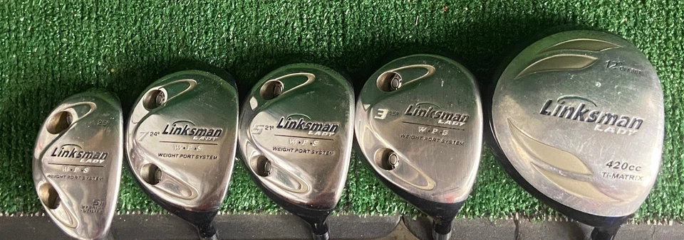 Linksman леди деревянный набор 420cc 12 * драйвер 3w, 5w, 7w, 5h женщины графит RH новый ручки - Изображение 3 из 4