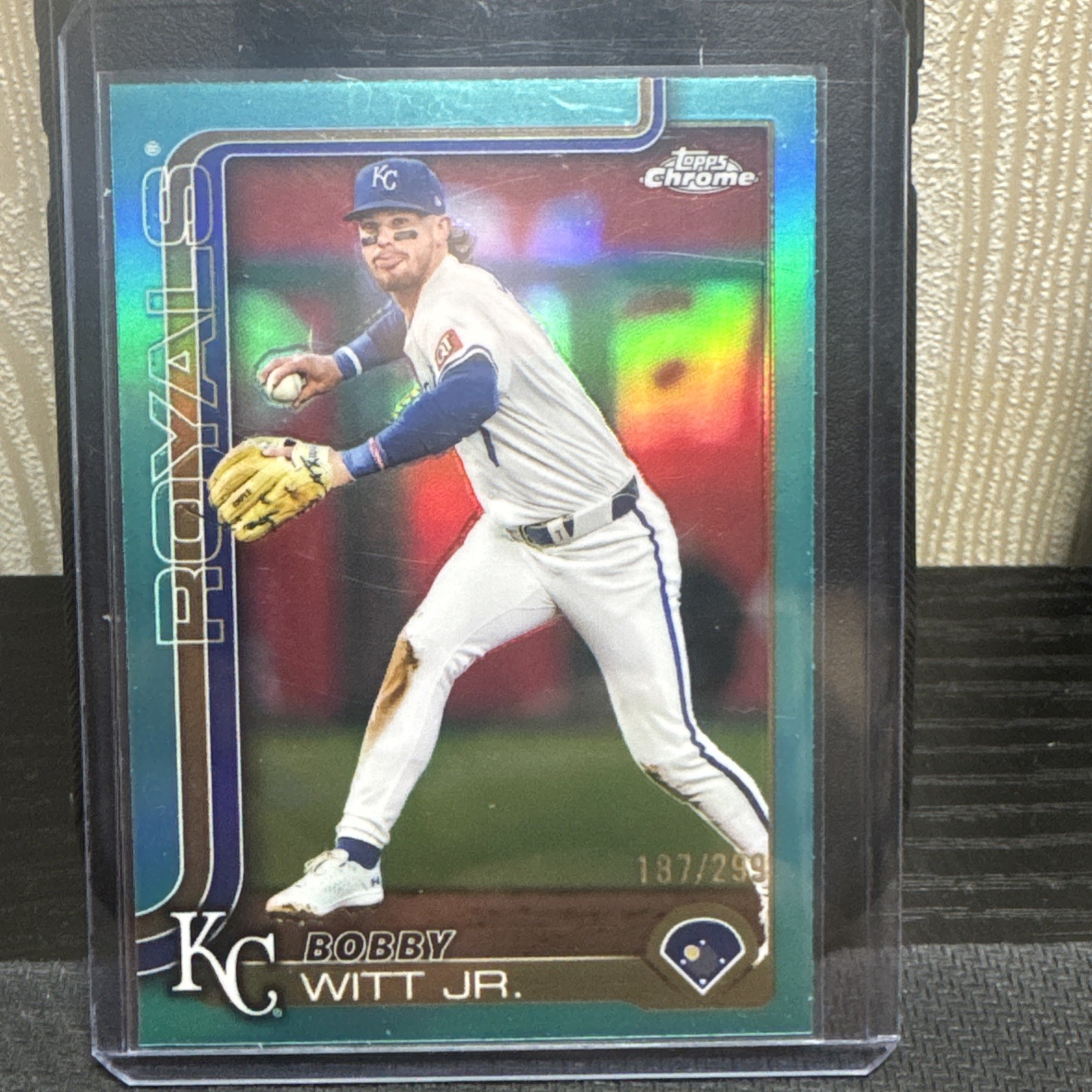 2025 Topps Chrome - Bobby Witt Jr. #93 Teal Refractor /299