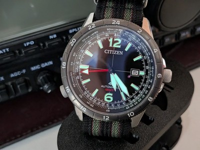 Citizen Promaster Sky GMT 9054 Automatikuhr NB6046-59E mit Zuludiver Bändern