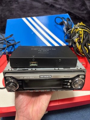 Pioneer Carrozzeria MEH-P070 CD-U10 1DIN DSP Added Bluetooth Stock Very Good