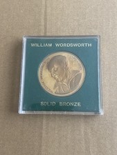 William Wordsworth 38mm BRONZE MEDAL - cased