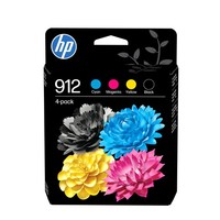 HP 912 Original 4Er-Pack Schwarz/Cyan/Magenta/Gelb (6ZC74AE) FüR Officejet