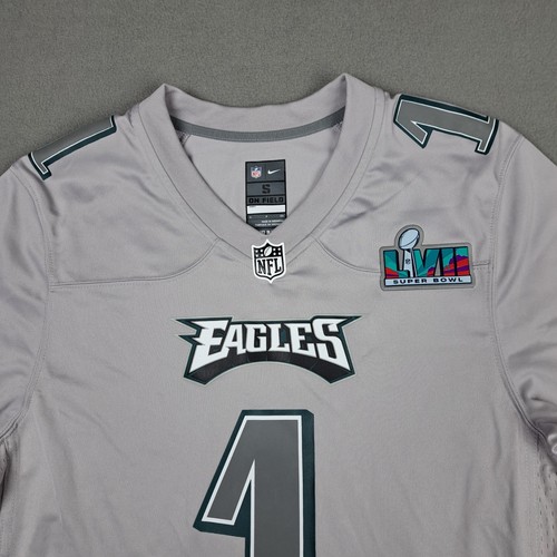 Nike Philadelphia Eagles Jersey Men's Small Jalen Hurts Super Bowl On Field NWT - Picture 2 of 16