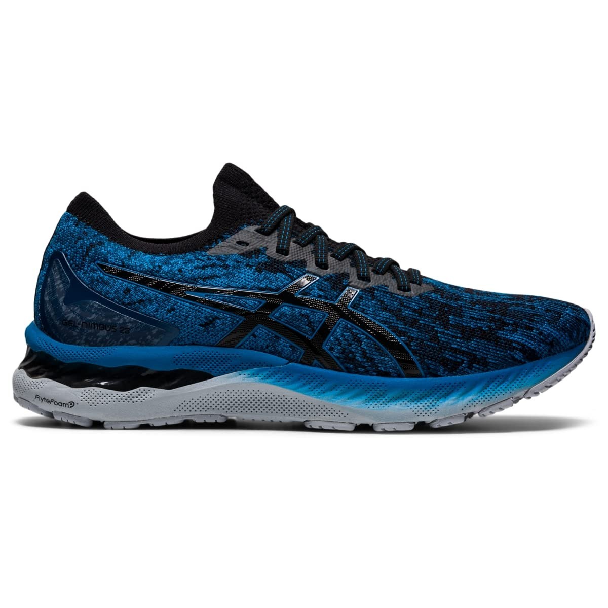 Asics Gel-Nimbus 23 Mens Size 9.5 Blue Black Running Shoes Comfort Sneakers Asics Gel Nimbus 23 Reborn Blue for sale | eBay main image 4