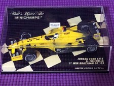 1/43 Jordan Ford EJ13 G. Fisichella 2003 Brazilian GP Winner Minichamps
