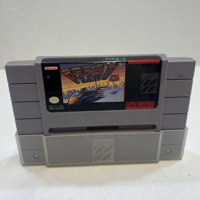F-Zero SNES (Super Nintendo 1991) Near Mint Authentic Retro Racing Game TESTED!