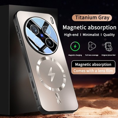 For vivo X200 Pro, Luxury Phone Case Wireless Charge Lens Camera Cover Shell