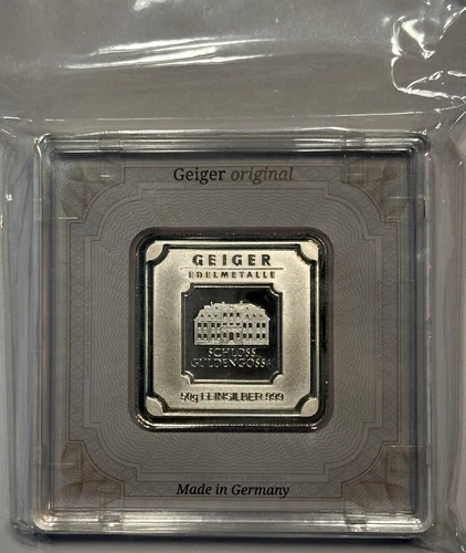 Geiger Edelmetalle Security Line 50 gram .999 Fine Silver - In Assay - AV939711